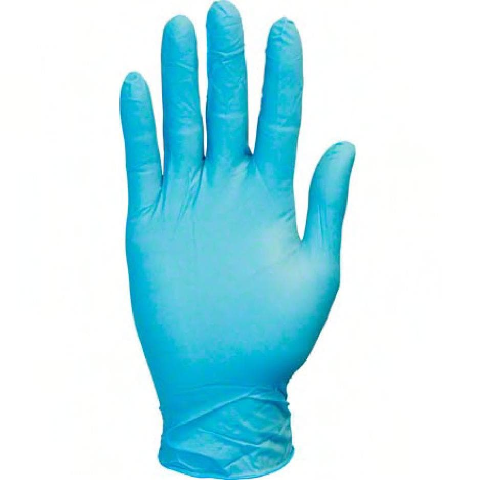 Safety Zone® Gloves Small (SM) Blue Nitrile Vinyl Blend (Nyle) Powder-Free 100 Count/Box 10 Box/Case