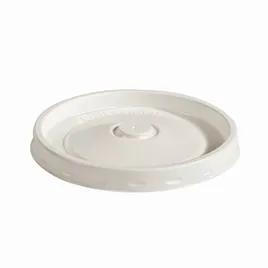 Lid 1 Compartment Plastic White Round For 8-12-16 OZ Soup Cup 500/Case