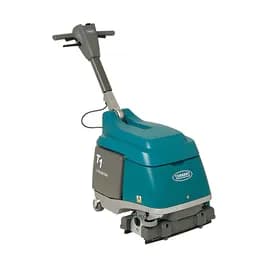 Tennant T1 Commercial Use Floor Scrubber 15IN Teal With 15IN Head Walk Behind AGM Battery 1/Each