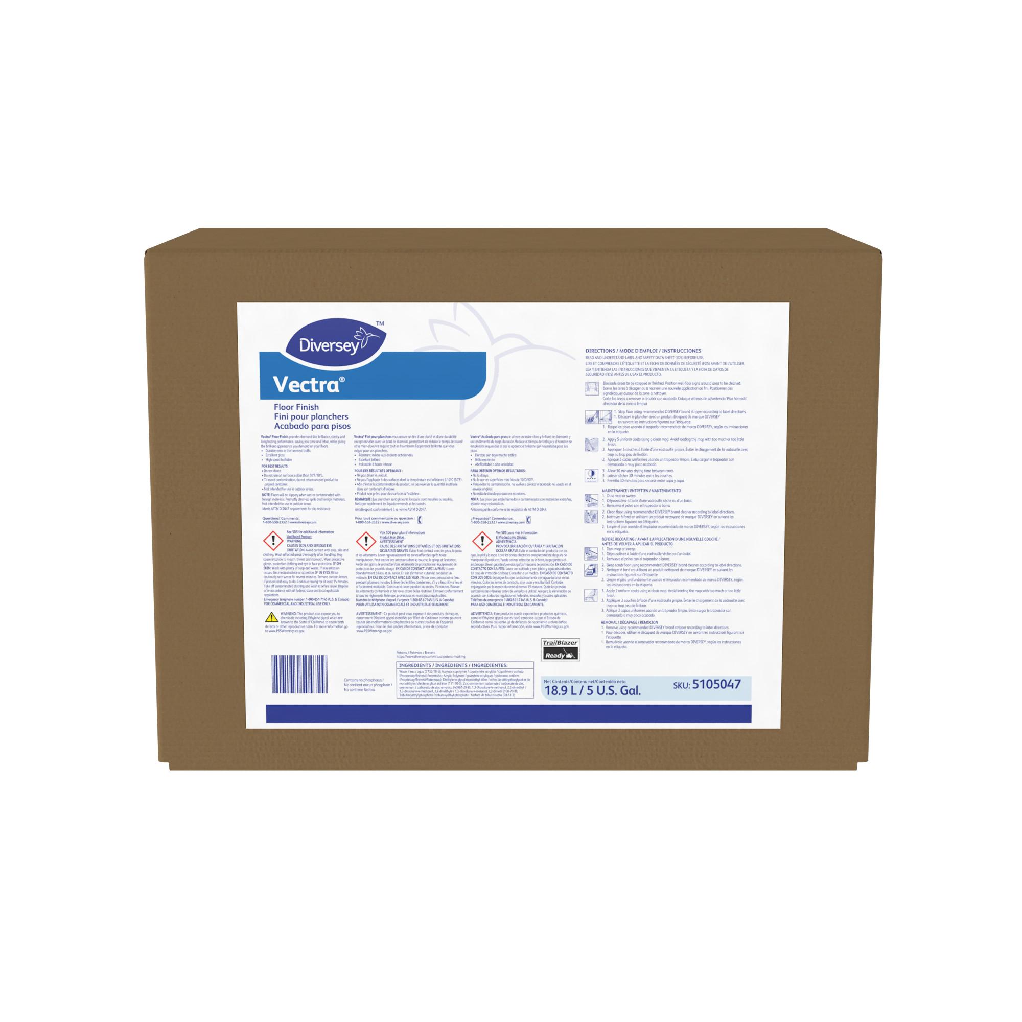 Vectra® Prox Floor Finish 5 GAL RTU 1/Case