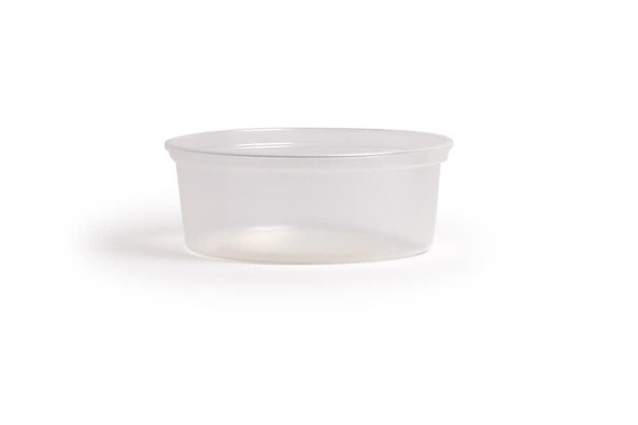 Deli Container Base 8 OZ PP Clear Round 500/Case