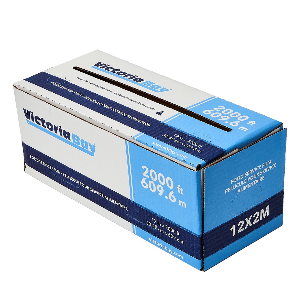 Victoria Bay Cling Film Roll 12IN X2000FT PVC 35 Gauge Clear 1/Roll