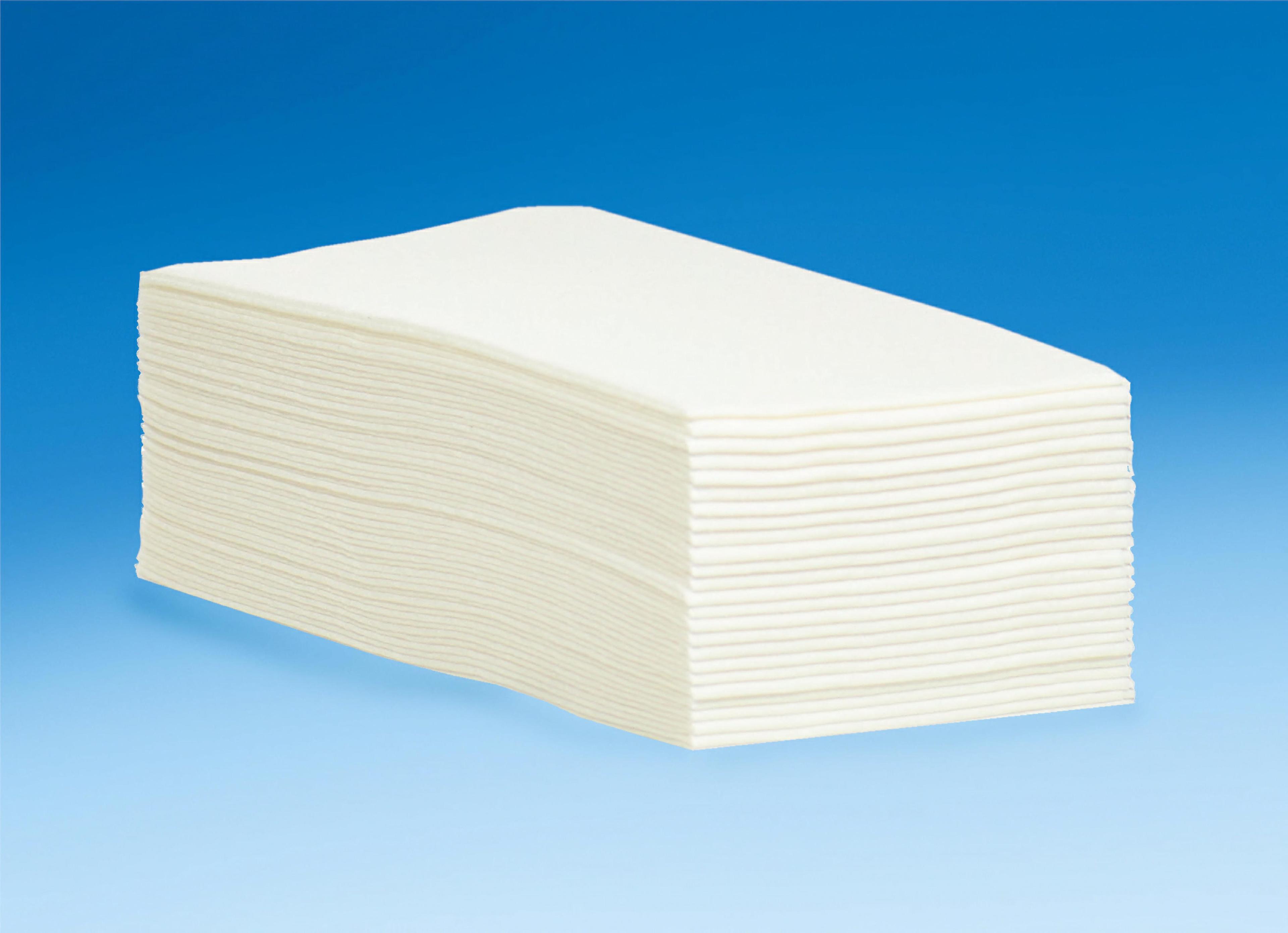 Wipe 11.5X13 IN Airlaid Paper White 1/4 Fold 50 Count/Pack 16 Packs/Case