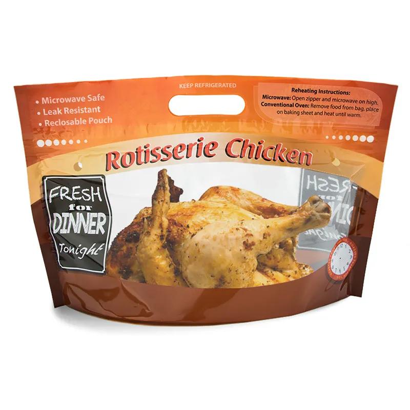 Rotisserie Chicken Bag 12.8X5X8 IN 2.75MIL With Zip Seal Closure 250/Case