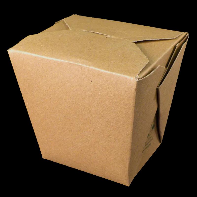 Fold-Pak® Take-Out Box Fold-Top 3.183X2.63X4 IN PCF Kraft Grease Resistant Leak Resistant Cut Resistant 450/Case