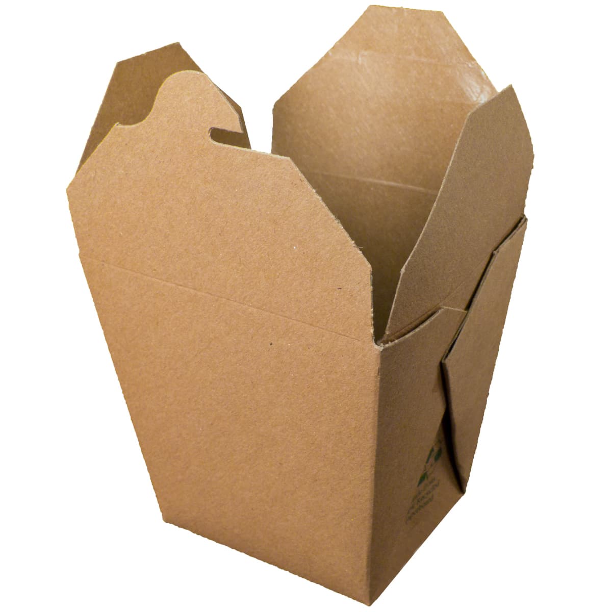 Fold-Pak® Take-Out Box Fold-Top 3.183X2.63X4 IN PCF Kraft Grease Resistant Leak Resistant Cut Resistant 450/Case