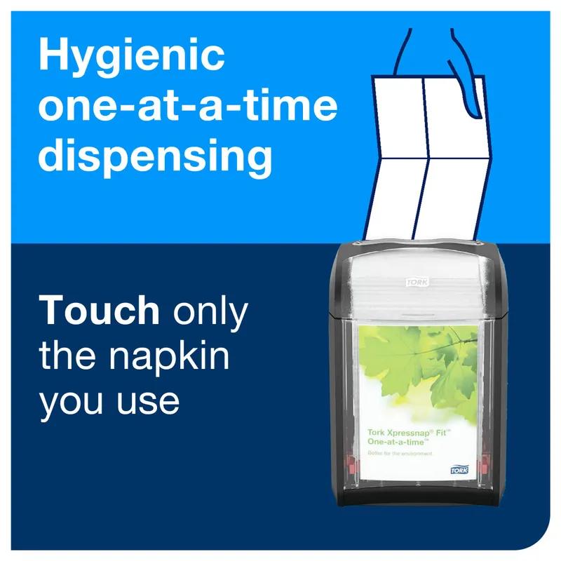 Tork Xpressnap® Dispenser Napkins 8.385X6.496 IN 4.192X3.248 IN 1PLY Interfold Universal Embossed 8640 Count/Case