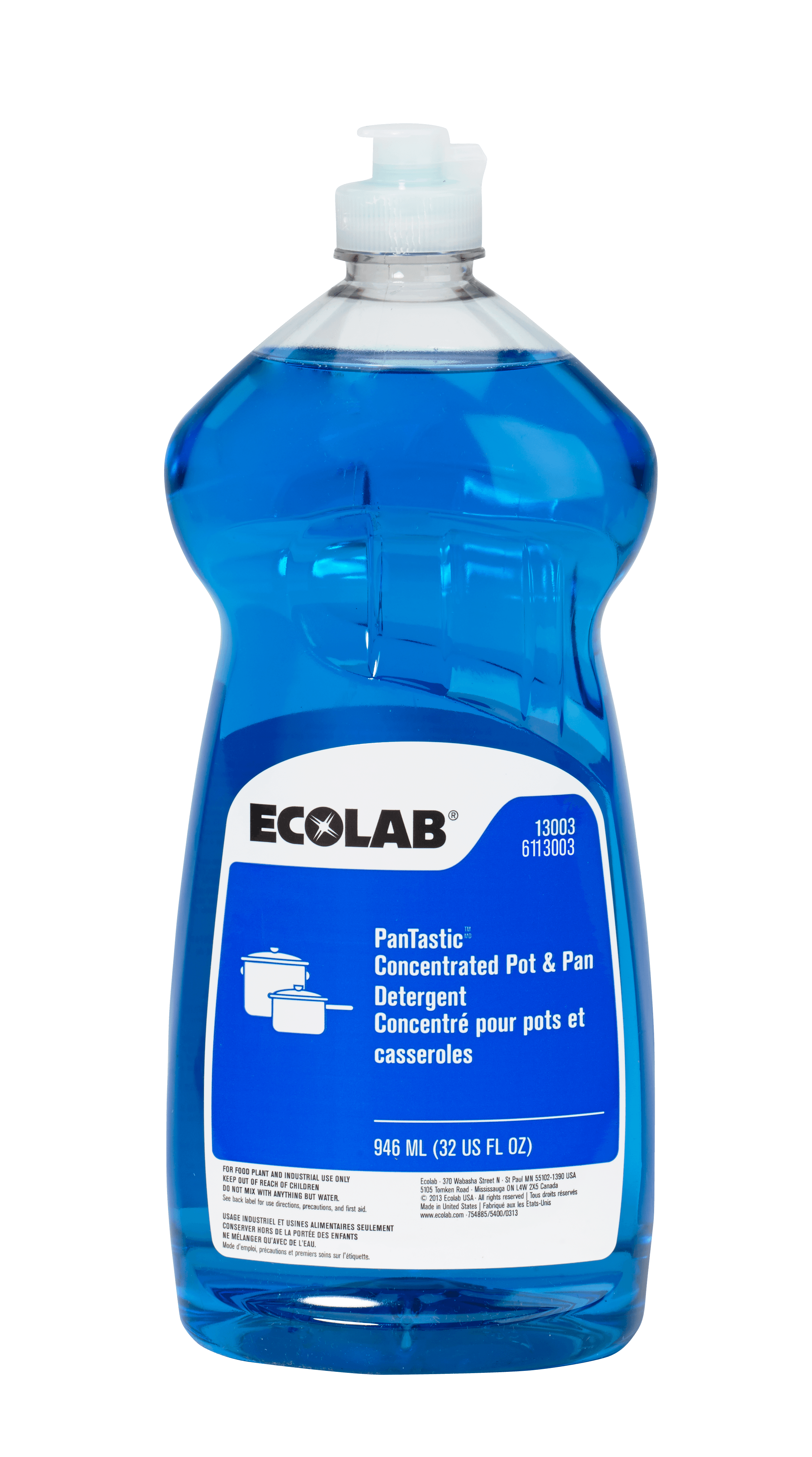 PanTastic Dish Detergent 32 OZ Liquid Phosphate-Free 9/Case