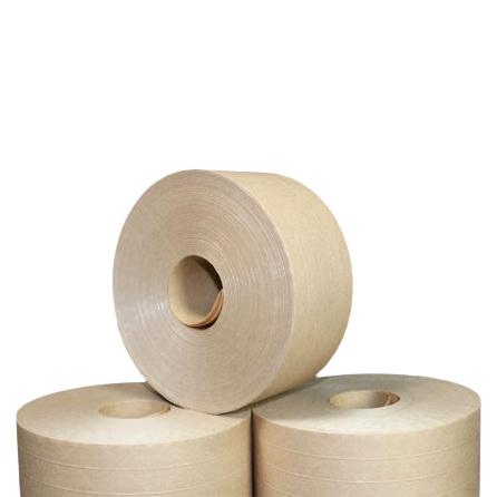 H-30 Water-Activated Tape 3IN X450FT White/White Bleached Kraft Paper Light Duty 10 Rolls/Case