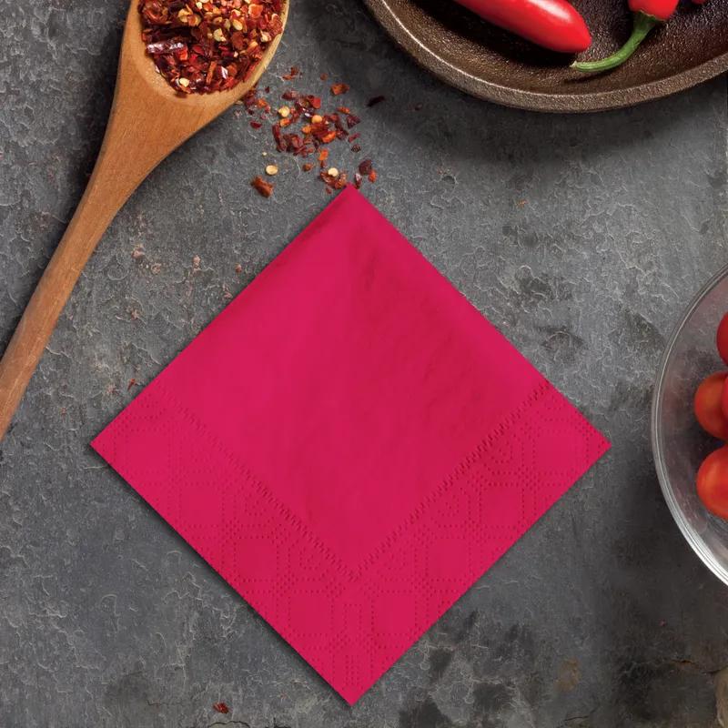 Beverage Napkins 10X10 IN Red 1000/Case