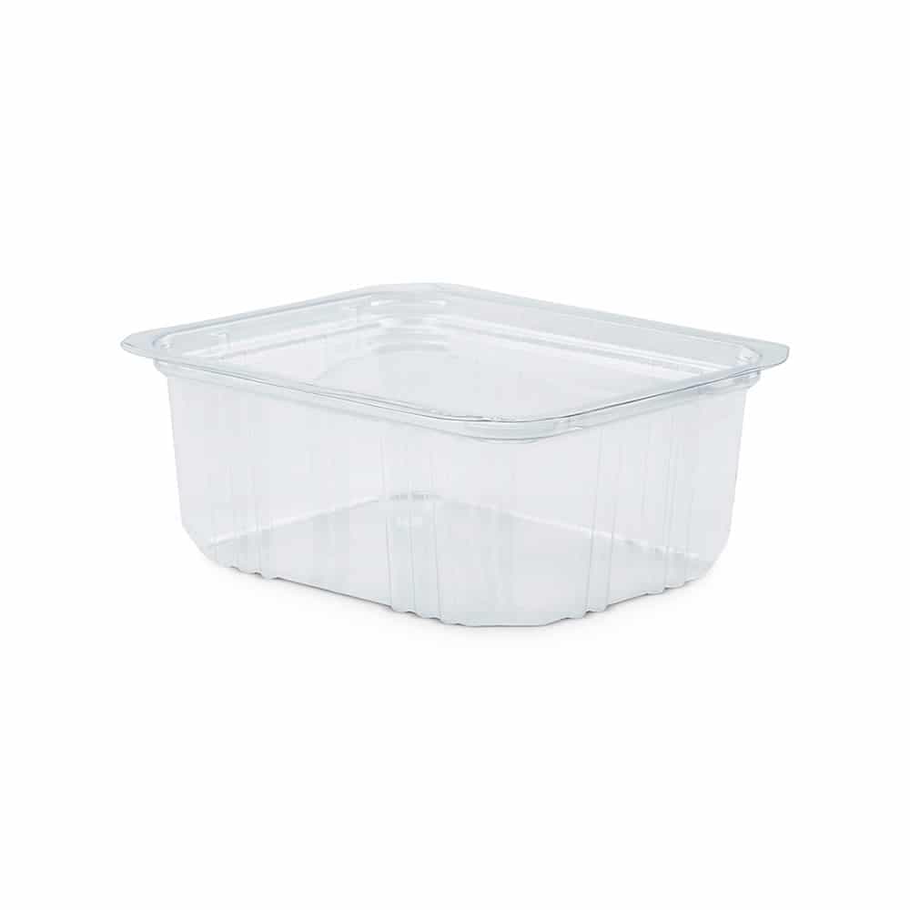 The BOTTLEBOX ® Deli Container Base 32 OZ RPET Clear Rectangle 600/Case