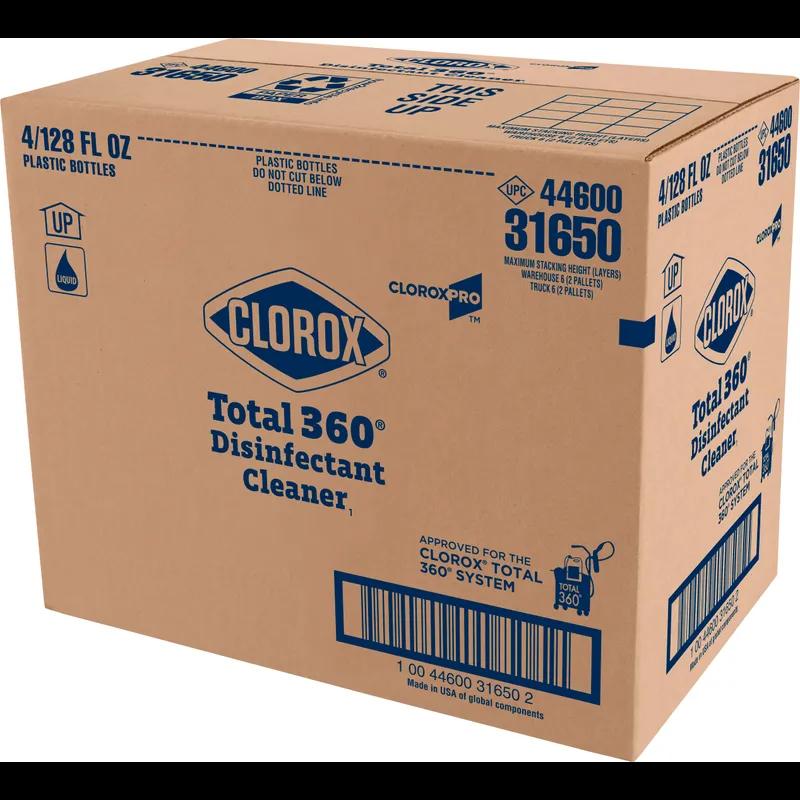 Clorox® Total 360® One-Step Disinfectant 1 GAL Multi Surface RTU Quat Antibacterial 4/Case