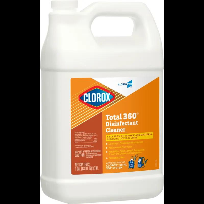 Clorox® Total 360® One-Step Disinfectant 1 GAL Multi Surface RTU Quat Antibacterial 4/Case