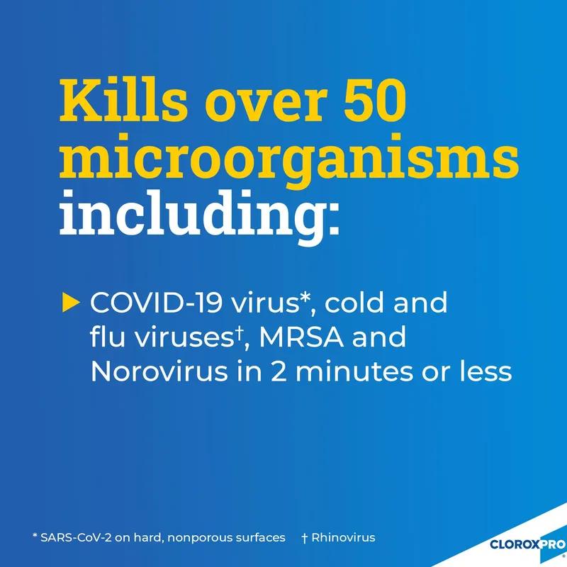 Clorox® Total 360® One-Step Disinfectant 1 GAL Multi Surface RTU Quat Antibacterial 4/Case