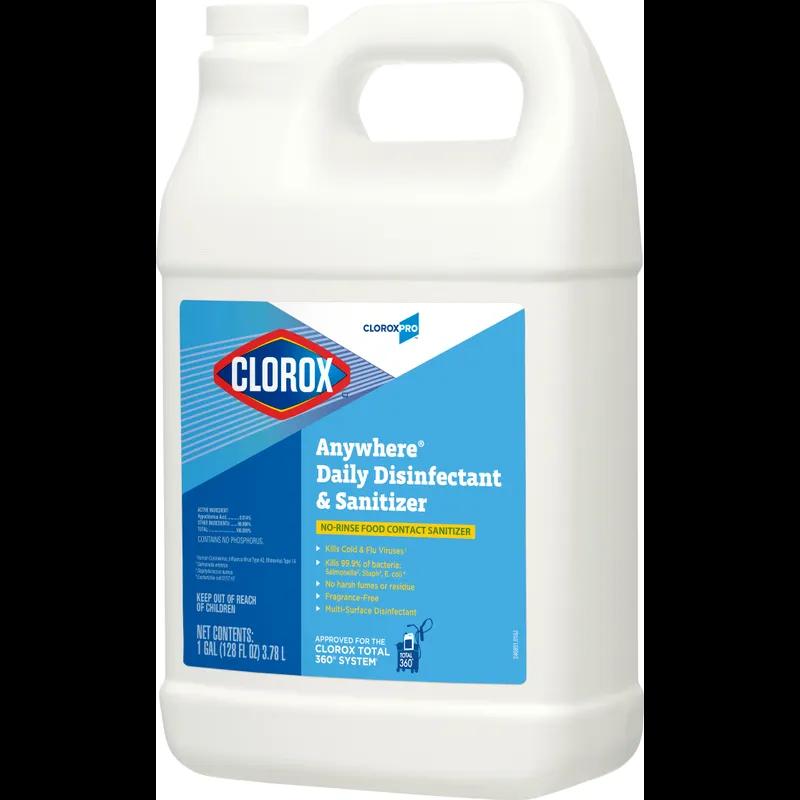 Clorox® Anywhere® Disinfectant 1 GAL Multi Surface Daily RTU 4/Case