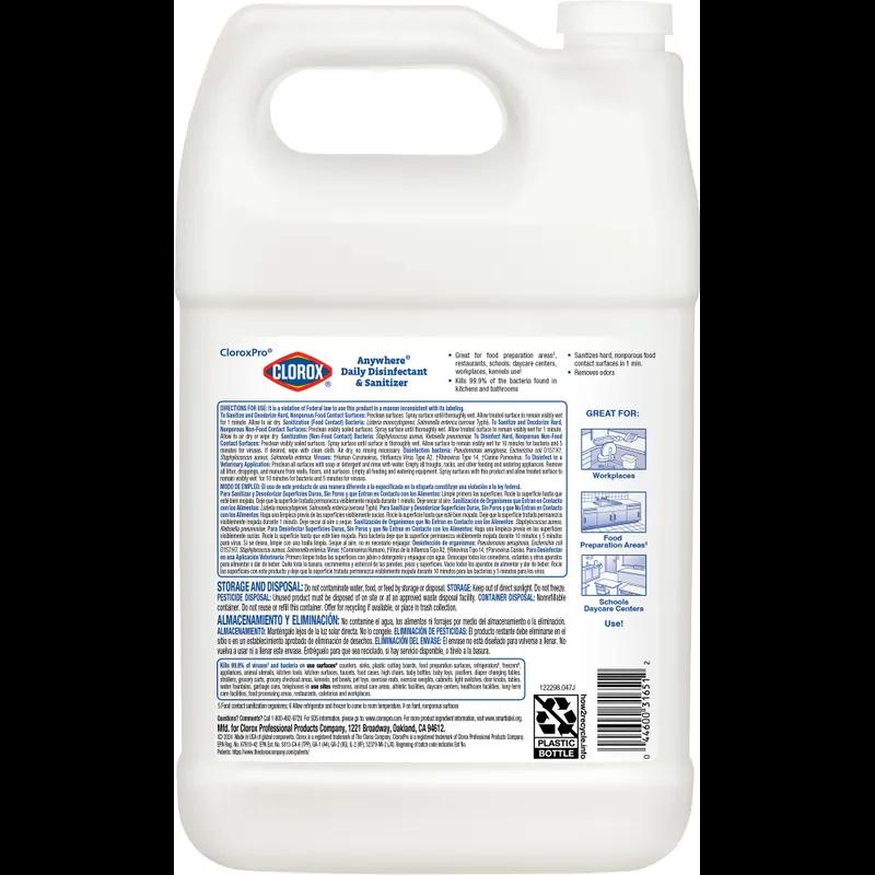 Clorox® Anywhere® Disinfectant 1 GAL Multi Surface Daily RTU 4/Case