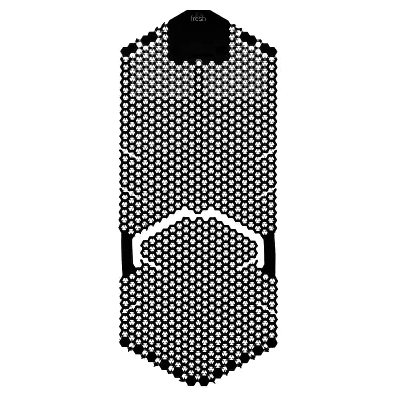 Tsunami Urinal Screen Midnight Coast Black EVA 15.5X6.5X0.875 IN 6/Case