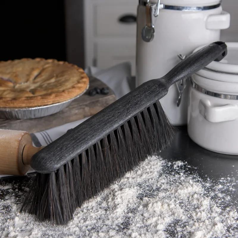 Carlisle Foodservice Products® Bench Brush Counter Brush 13X2.50X3 IN PP Black With 8IN Handle 1/Each