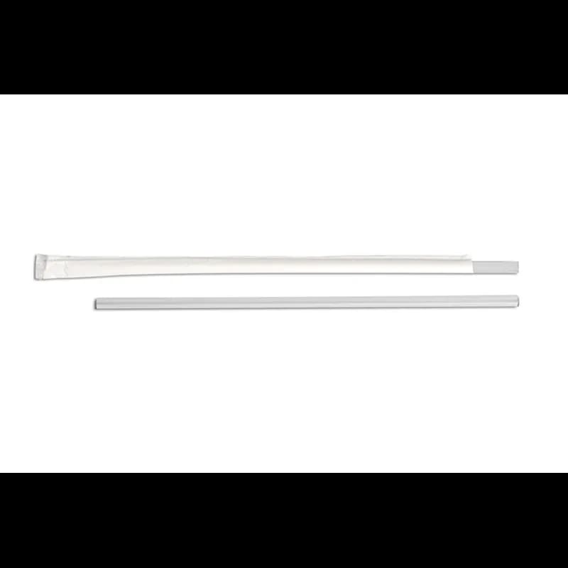 Jumbo Straw 10.25 IN PP Translucent Wrapped Tall 2000/Case