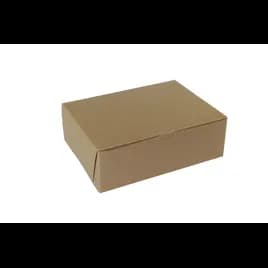 Bakery Box 12X9X4 IN Paperboard Kraft Corner Lock 1-Piece 100/Case