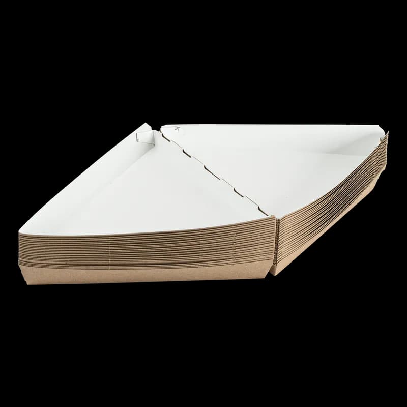 Pizza Slice Container 9.5X9X1.625 IN Kraft 220/Case