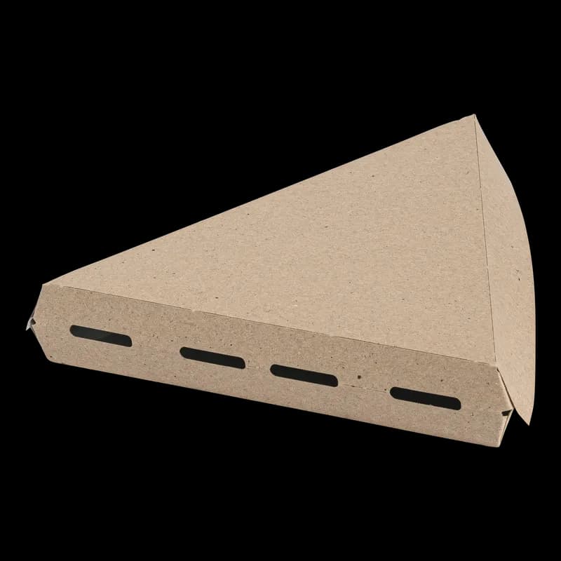 Pizza Slice Container 9.5X9X1.625 IN Kraft 220/Case