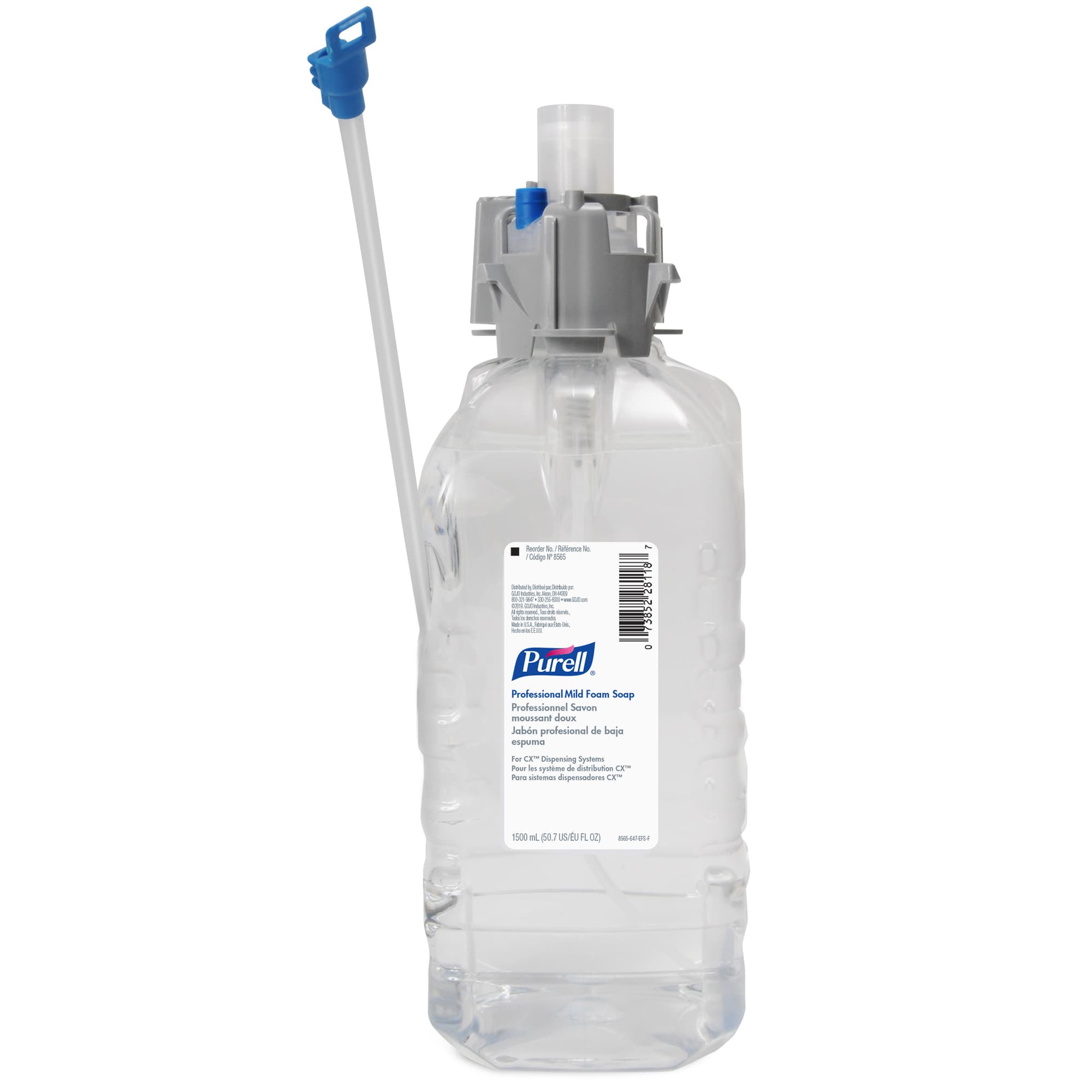 Purell® Hand Cleaner Foam 1500 mL 3.95X3.95X11.9 IN Fragrance Free Dye Free For CXM CXI CXT 4/Case