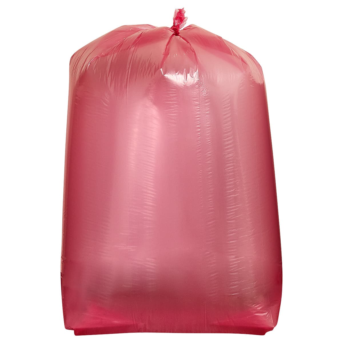 Victoria Bay Can Liner 52X80 IN 104 GAL Red LDPE 1.35MIL 25 Count/Roll 1 Rolls/Case