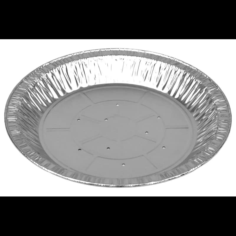Pie Pan Medium (MED) 23 OZ 9 IN Aluminum Heavy Perforated 500/Case