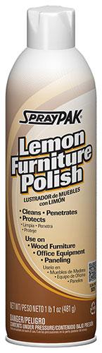 Lemon Furniture Polish 20 OZ Aerosol 12/Case