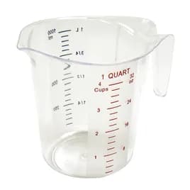 Measuring Cup 1 QT PC Clear Graduations Dishwasher Safe 1/Each
