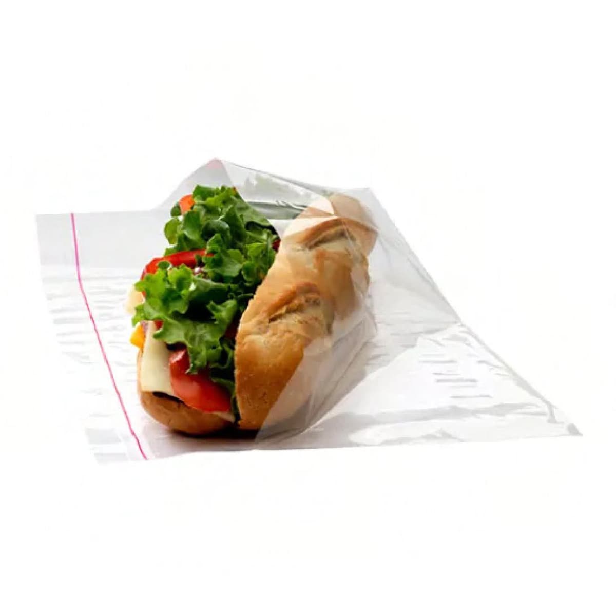 Sandwich Bag 7X7+3 IN Polypropylene (PP) 1.25MIL Clear Lip & Tape 1000/Case