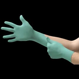 MICROFLEX® NeoPro® Gloves Large (LG) Green Neoprene Powder-Free 100 Count/Box 10 Box/Case
