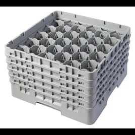 Camrack® Glass Rack 10.125 IN 30 Compartment Soft Gray 1/Each