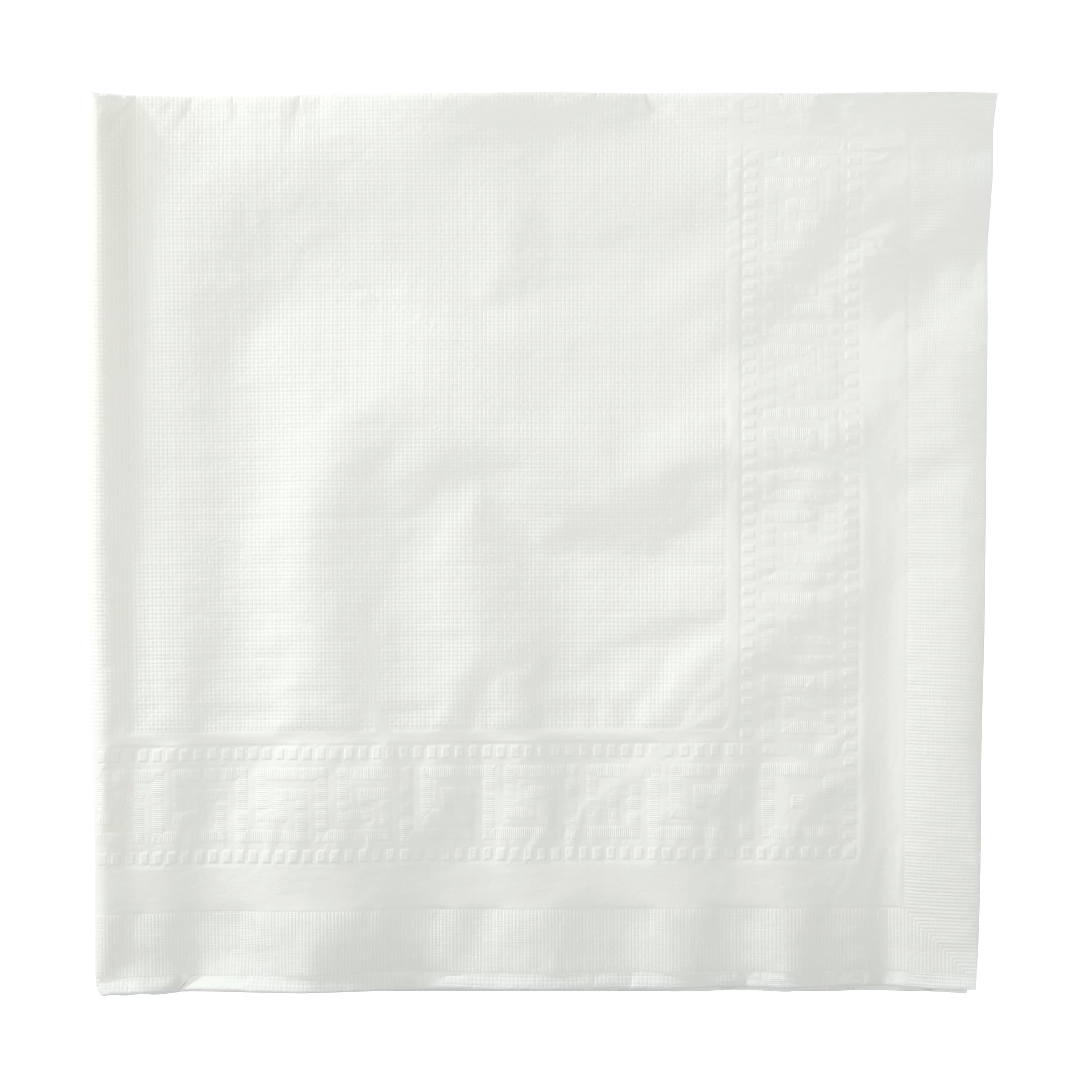 Table Cover 54X54 IN Paper Poly Blend White 50/Case