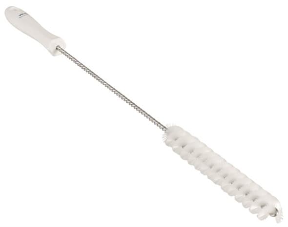 Vikan® Tube Brush 19.7X1X1 IN PP Polyester Stainless Steel White 1/Each