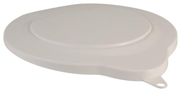 Vikan® Pail Lid 11.6X9.8X0.8 IN 1.5 GAL PP White 1/Each