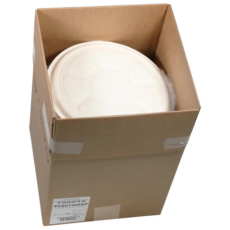 Pizza Board & Tray 13X0.59375 IN Paperboard White Round Ovenable 250/Case