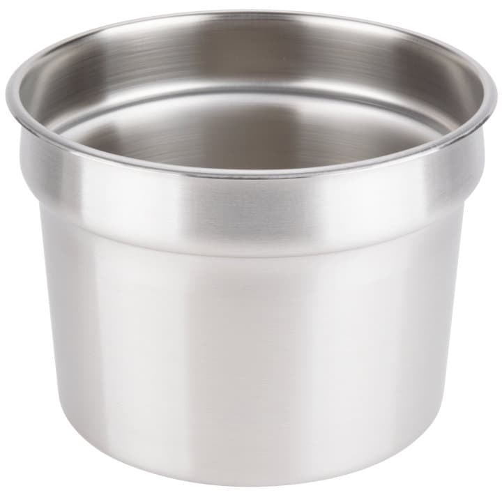 Vegetable Inset 11 QT Silver Round Stainless Steel 1/Each