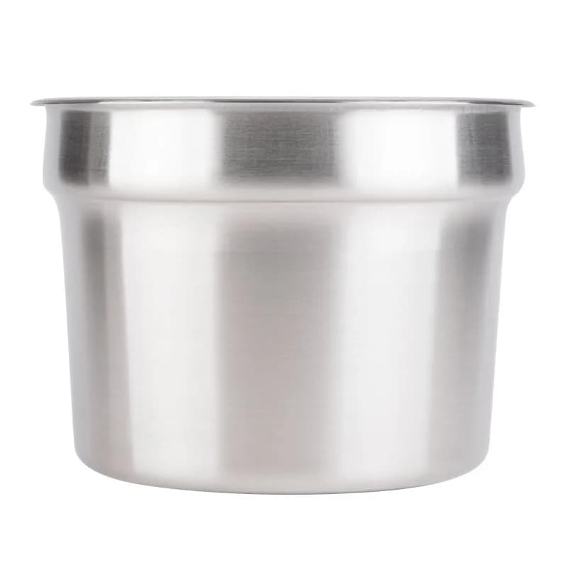 Vegetable Inset 11 QT Silver Round Stainless Steel 1/Each
