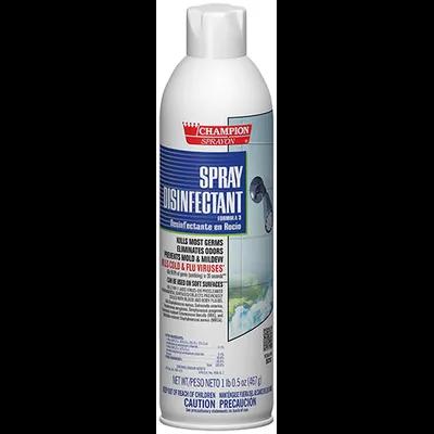 Champion Sprayon® Unscented Disinfectant 16.5 FLOZ Multi Surface Aerosol 12/Case