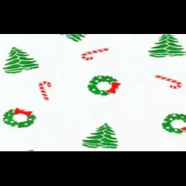 Cellophane Roll 40IN X100FT Clear Candy Cane Wreath 1/Roll