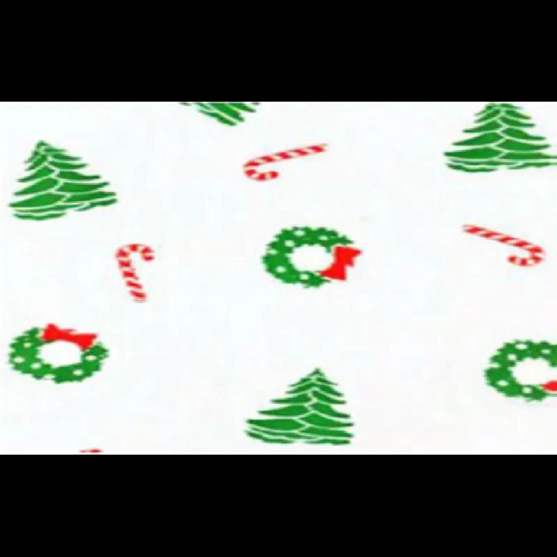 Cellophane Roll 40IN X100FT Clear Candy Cane Wreath 1/Roll