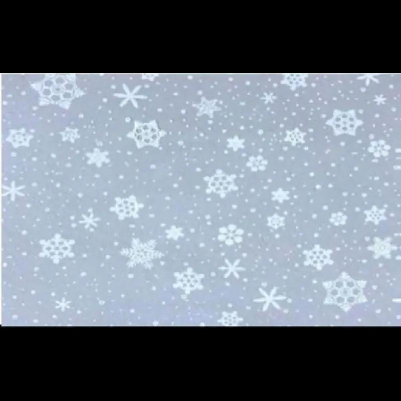 Cellophane Roll 40IN X100FT Clear Snowflake 1/Roll