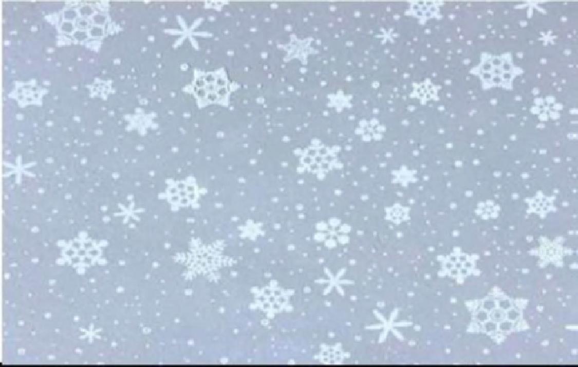 Cellophane Roll 40IN X100FT Clear Snowflake 1/Roll