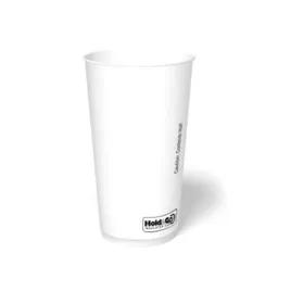 Hold&Go Hot Cup Insulated 20 OZ Double Wall Poly-Coated Paper White 600/Case