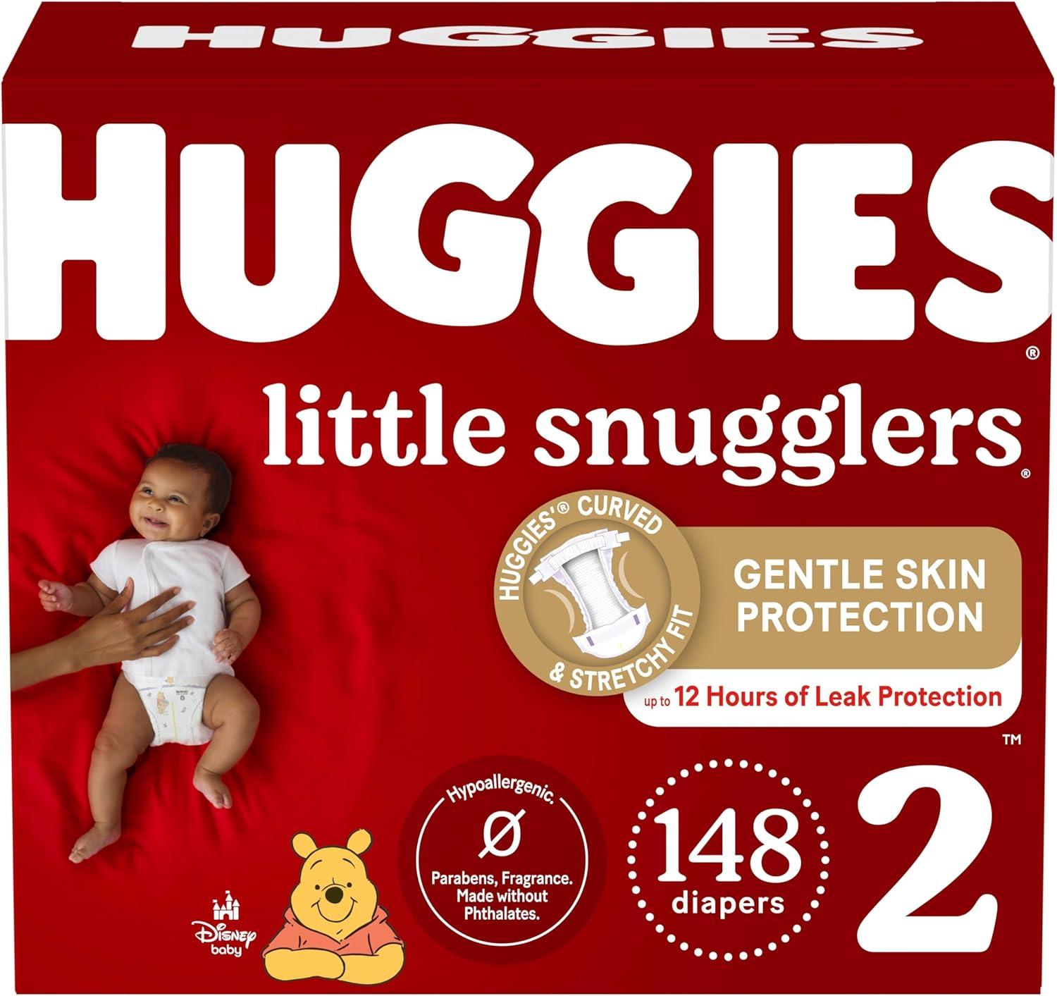 Huggies® Little Snugglers® Baby Diaper #2 148/Carton