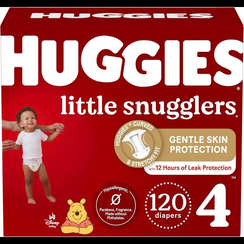 Huggies® Little Snugglers® Baby Diaper #4 120/Carton