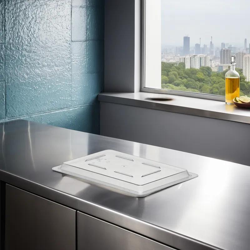 Camwear® Lid Food Box 18X12 IN Clear PC 1/Each