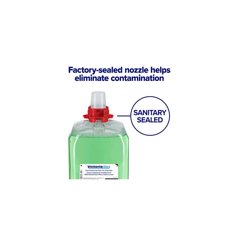 Victoria Bay Hand & Hair Foam Bodywash Refill 2/Case